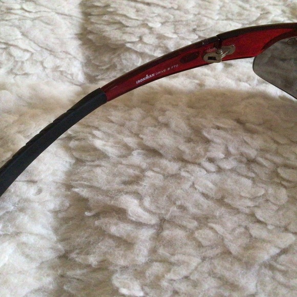 IronMan Drive B FTG Foster Grant Sport Sunglasses SR 04 08 090000218 Red Black - Picture 7 of 11